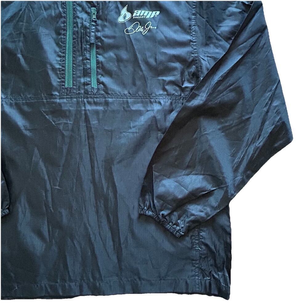 Chase Authentics Dale Earnhardt Jr Windbreaker Jacket Mens Large Black Nascar - Picture 3 of 13